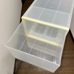 無印良品　押入れ収納ケース　引き出し式　2つセットの画像