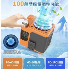 多機能 携帯扇風機の画像