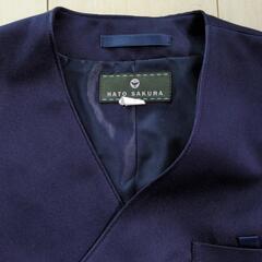 【美品】ハトサクラ 小学校制服125A 男女兼用の画像