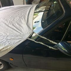 ☆彡汎用ボディーカバー!!!ほぼ新品!!!前だけカバー!!!ボンネット保護カバー!!!の画像