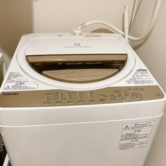 取引済 TOSHIBA 洗濯機7kg2019年製 AW-7G8(W) 中古の画像