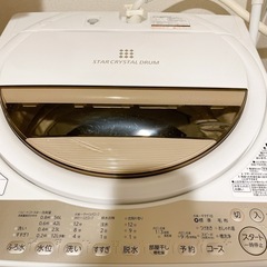 取引済 TOSHIBA 洗濯機7kg2019年製 AW-7G8(W) 中古の画像