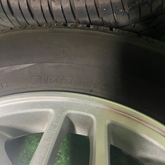 　トヨタ純正　ホイール17クラウン　アスリート　215/55R16 4本　6.5J+55の画像
