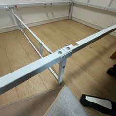 【10/4以降お渡し】IKEA フレームベッド　シングル　クレセント　マットレス　の画像