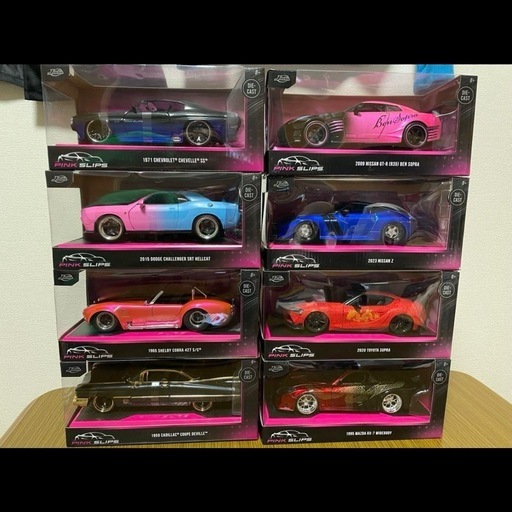 Jada PINK SLIPS 1/24 ダイキャスト　ミニカー　8台セット