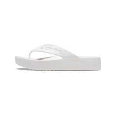 【新品】クロックス　crocs レディースサンダル　２４センチ　ホワイト　白　厚底　おまけ＋スニーカー の画像
