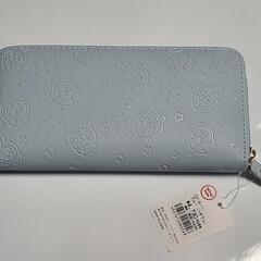 新品未使用品 ちいかわ ハチワレ ラウンド長財布 タグ付き ブルーの画像