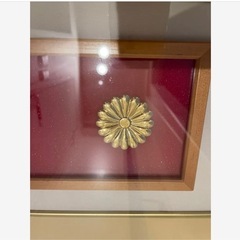 勲章、褒章飾り額、の画像
