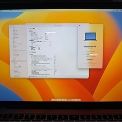 M1チップ搭載13インチMacBook Air - ゴールドの画像