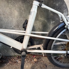 【無料】小型自転車　シティサイクル　チェーン錆、パンクありの画像