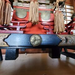葵紋 神輿 三つ葉葵 時代物の画像