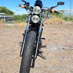 カワサキ250TR キャブ車 ちょいカスタム　実働　書ありの画像