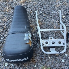 カワサキ250TR キャブ車 ちょいカスタム　実働　書ありの画像