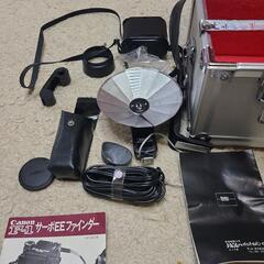 SIGMA &カメラ用アルミケース鍵付き& フラッシュetcの画像