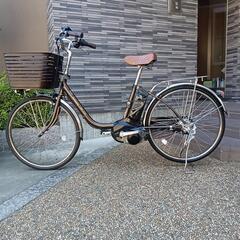 🎀😉お買得，新規格モデル・電動アシスト自転車【大型バッテリー装着品】（配達対応可能¥200円〜)の画像