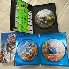 映画ピーターラビット1️⃣2️⃣ブルーレイ＆DVDセットの画像