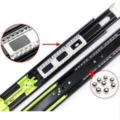 新品未開封！2本入 引き出し スライドレール 40cm ダンパー付の画像