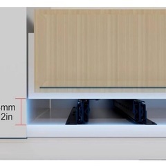 スライドレール 重量用 120 KG、底付けタイプ600 mm、3段引きの画像