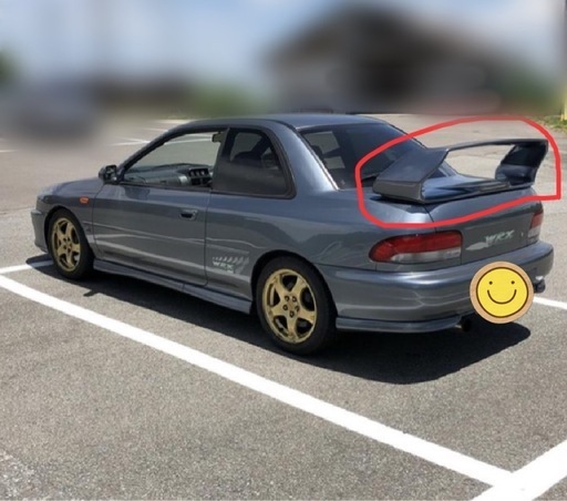 インプレッサGC8 リアウイング