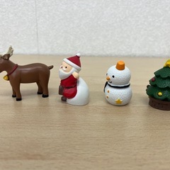 クリスマス 可愛いフィギュアセット 4体セットの画像