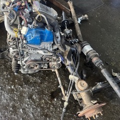 HA22S  エンジン　ミッション　リアアクスル　プロペラシャフト　アルトワークス　4WD　の画像
