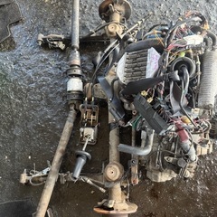 HA22S  エンジン　ミッション　リアアクスル　プロペラシャフト　アルトワークス　4WD　の画像