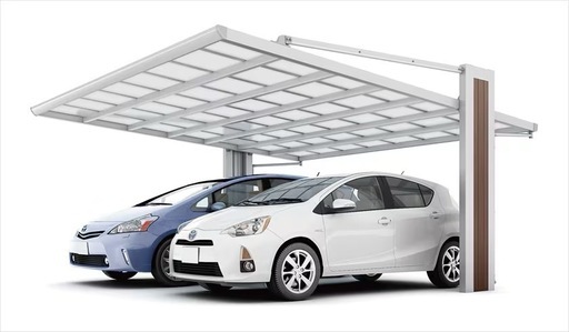 カーポート アーキフラン2台用 工事費込み 税込み 安い