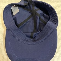 新品！ユニクロ　ネイビー シンプル キャップ ポリエステル 軽量の画像