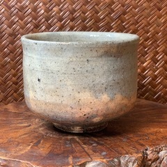 【茶道具】薪窯 高鶴淳一 作 筒茶碗 共箱 共布 茶道具 茶碗 抹茶碗 茶器 在銘 良品 作家物 同梱相談可 煎茶道具 華道具 懐石道具 骨董 古玩の画像