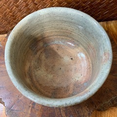 【茶道具】薪窯 高鶴淳一 作 筒茶碗 共箱 共布 茶道具 茶碗 抹茶碗 茶器 在銘 良品 作家物 同梱相談可 煎茶道具 華道具 懐石道具 骨董 古玩の画像