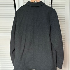 ユニクロUメンズウールブレンドシャツジャケットLの画像