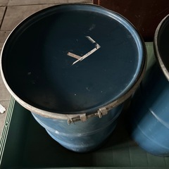 ミニドラム缶　オープンドラム2台
の画像