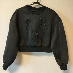 未使用品5点レディース黒トレーナー　9/17まで掲載の画像
