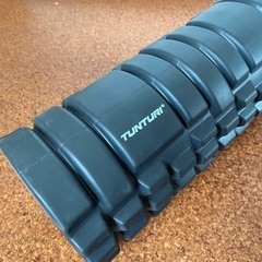 TUNTURI【black】フォームローラー ポール ヨガ 黒　筋膜ロールの画像