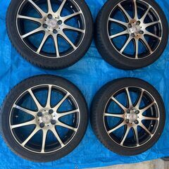 軽自動車用アルミホイール　タイヤ付き4本セットの画像