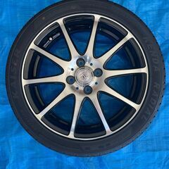 軽自動車用アルミホイール　タイヤ付き4本セットの画像