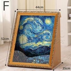 猫用爪研ぎ　立体アート風の画像