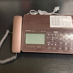 FAX付き電話機　子機付き(中古　箱あり)の画像