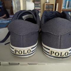 スニーカーpolo 24センチレディースサイズの画像