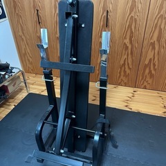 筋トレ　ファイティングロード　　　　　　ハードベンチプレス&バーベルセット　　　　　　　　　　　　セーフティーバー込み→22000円の画像