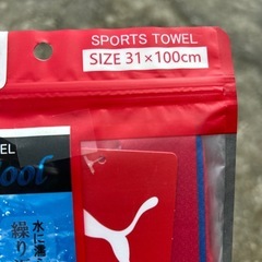 メルカリで大人気！　残り1枚　 新品　　PUMA     冷感タオル　1枚の画像