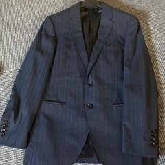 洋服の青山　MODA RITORNOネイビー ストライプ スーツ セットの画像