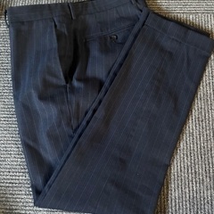 洋服の青山　MODA RITORNOネイビー ストライプ スーツ セットの画像