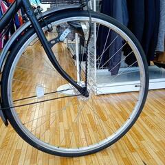 【リユースのサカイ八街店】★ジモティ割あり★ 自転車　黒　27インチ　クリーニング済　YJ7661の画像