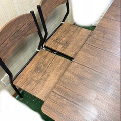 RASIK 木製テーブル　チェア　ダイニングセット※家財便不可 の画像