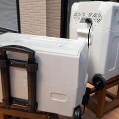 車載冷蔵庫　ポータブル冷蔵庫　冷蔵冷凍庫　2台セットの画像