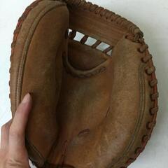 0902-047 希少 R.K. Mizuno キャッチャーミット グローブ カウハイドの画像