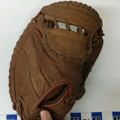 0902-047 希少 R.K. Mizuno キャッチャーミット グローブ カウハイドの画像