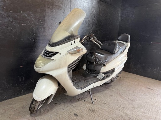 ★支払総額2.8万円★関東圏内即日配送可能！ 全車走行テスト済みです！ SYM RV125JP 白 車格大きい125cc！ 前後ディスクブレーキ！ 集中キー！ サイスタ付き！激安小型！