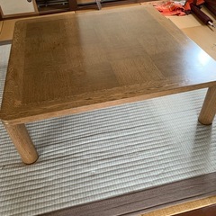 木製座卓テーブルの画像